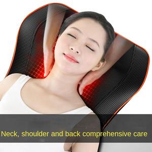 Masajeador <span class=keywords><strong>lumbar</strong></span> de masaje con vibración magnética, almohada cervical multifuncional, almohada <span class=keywords><strong>lumbar</strong></span> para el cuello, masajeador de espalda - Product Image 3