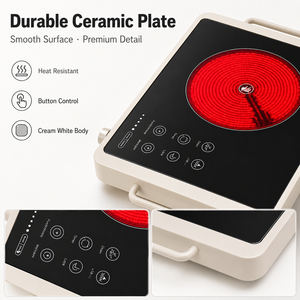 Plaque de cuisson professionnelle en acier inoxydable, concave, pour cuisinière à induction, étanche, à tête unique, pour usage domestique et Hot Pot KI02007 - Product Image 3