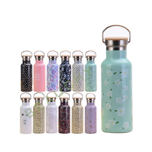 Bouteilles D'eau Isolees Frasco de vacío de acero inoxidable de doble pared ecológico Botella de bebida aislada al vacío de boca estándar - Product Image 1