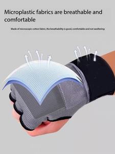 Bandages de boxe, gants intérieurs, rembourrage élastique, protection des poings sous les mitaines, fermeture velcro pour MMA, arts martiaux - Product Image 5