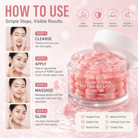 Crème hydratante anti-rides pour le visage, crème en capsules de DNA de saumon PDRN, crème nourrissante pour la peau élastique, soin de la peau pour les peaux sèches et ternes, service ODM