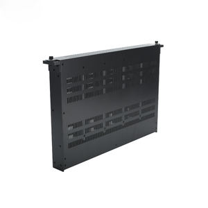 Boîtier industriel en aluminium OEM 19 pouces, haute précision, anodisé gris, pour montage en rack 1U, pour GPU - Product Image 4