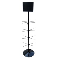 Hauteur 3 couches Chaussettes présentoir suspendu en métal présentoirs de chaussettes