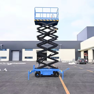 Plataforma Elevadora de Tijera <span class=keywords><strong>Genie</strong></span> GS-2669, Máquina Elevadora de Tijera Móvil Autopropulsada Hidráulica para Hoteles - Product Image 1
