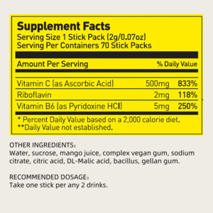 Meilleur prix Supplément vitaminé pour les soins de santé Bâtonnets de gelée vitaminée fournissant de l'énergie pour adultes Soins de la peau, des cheveux et des ongles pour les femmes enceintes - Product Image 5