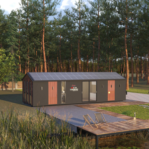 Sistema de conexión modular magnética para juntas de panel electromagnético de montaje sin herramientas para refugio solar transparente Villa Steel - Product Image 1