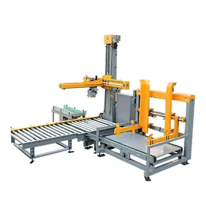 Auto Box/Case/Carton Coordinate Formula Palletizer Gantry Palletizing Machine With Stacking Machine Pallet Dispenser And Stacker