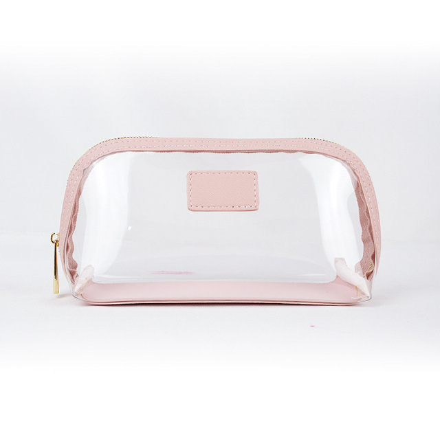 Low Moq Customized Eco-friendly Travel Toiletry Organizer Pouch Bag Waterproof Tpu Clear Makeup Bag Skincare Bag