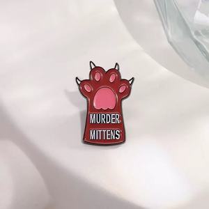 Broche de chat personnalisée créative en métal pour couples, badges d'étudiant, idées cadeaux pour Noël, fête nationale - Product Image 4