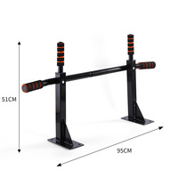 Equipo de Ejercicio Cardiovascular para el Hogar, Barra de Dominadas y Flexiones Multifuncional para Montar en la Pared, para Entrenamiento