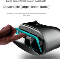 Lunettes VR VRGpro X7 pour téléphone portable, protection des yeux contre la lumière bleue, casque de réalité virtuelle, miroir magique 3D