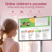 Eimio 27 Inch Draagbare Android 13 Smart Televisie Lcd Led Touch Moving Screen Display Volg Me Functie Vloer Staande Optie