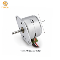 Moteur pas à pas micro 15BY25 5V 125 à 200mA, faible courant, léger (6 à 10 grammes) pour actionneur IoT alimenté par batterie