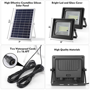 Projecteurs solaires d'extérieur en gros IP66, lampes de 300W et lampes de 100W - Product Image 2