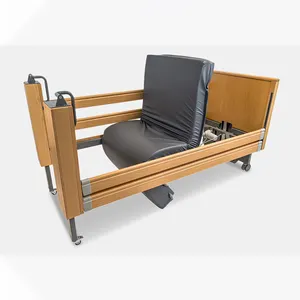 Tecforcare OEM ODM Wood medical bed for home care nursing home wood electric bed home care bed for elderly