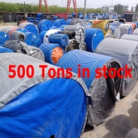 Banda Transportadora de Caucho Negra de Alta Resistencia, Impermeable, Resistente al Polvo y al Calor, para Transporte Industrial en Almacenes de Granos