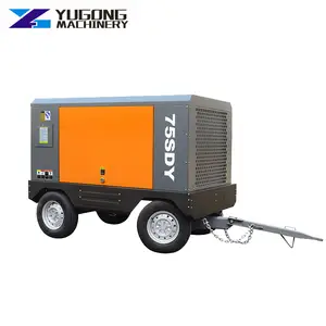 21Bar Diesel Air-compressor Two Stage High Pressure Screw Air Compressor For Industrial Use