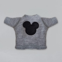 Nouvelle arrivée poupée tenue noël elfe vêtements sweats à capuche gris polaire à capuche jouets pour enfants accessoires