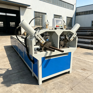 Machine <span class=keywords><strong>de</strong></span> <span class=keywords><strong>d</strong></span>écoupe <span class=keywords><strong>d</strong></span>'angles hydraulique automatique <span class=keywords><strong>de</strong></span> haute qualité, machine à chanfreiner les tubes carrés en fer, poinçonneuse en V pour tubes carrés - Product Image 3