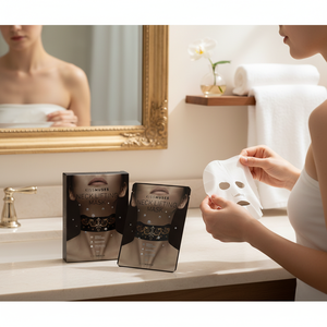 KISSMUSES Meilleure vente masque de voyage en coton pour femmes masque de beauté naturel masque de cou lifting hydratant Anti-rides - Product Image 3