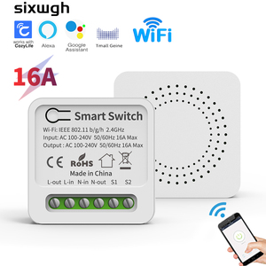 Sixwgh cozylife 16A mini thông minh Wifi chuyển Alexa Google trợ lý tương thích điều khiển từ xa thời gian cho nhà tường thiết bị chuyển mạch - Product Image 2