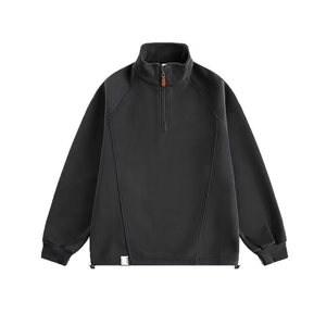 Sweat-shirt pour homme, style streetwear, coupe ample, design à épaules tombantes. - Product Image 5