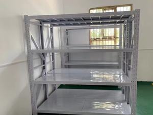 Système de rayonnage à palettes sélectif en acier sans boulons à 3 niveaux réglable, capacité moyenne, longue portée, pour entrepôt, résistant à la corrosion - Product Image 4