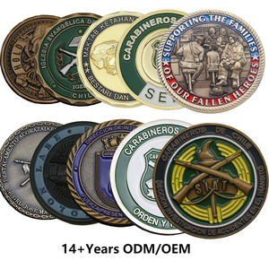 Vente en gros de pièces de monnaie chiliennes personnalisées gratuites Monedas De Desafio Conmemorativas Chilena Personalizada Souvenir Gift - Product Image 2