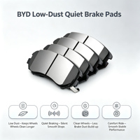 Pièces détachées d'origine neuves BYD Qin Plus 2023-2026 de haute qualité pour PHEV/EV (phares/plaquettes de frein/bougies d'allumage/lave-glace)