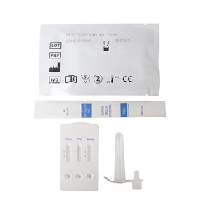 Kit de test rapide Vivatest pour la détection d'antigènes Fcov, Fpv et Gia chez le chat, diagnostic vétérinaire, boîte de 10 pièces, certifié CE - Product Image 2