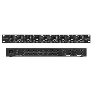 <span class=keywords><strong>Amplificador</strong></span> de Auriculares Profesional de 8 <span class=keywords><strong>Canales</strong></span> con Logotipo OEM Gratuito, <span class=keywords><strong>Amplificador</strong></span> de Monitoreo para Estudio en Vivo y Escenario 1U 6.5 - Product Image 1