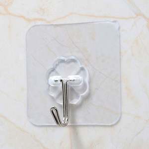 多機能6 Cmフリー非マーキングステッカー粘着ハンガーフック自己粘着壁フック北欧 - Product Image 4