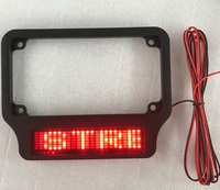 Panel de pantalla LED Control remoto al aire libre Marco de placa de matrícula Led para coche Letrero de coche Led