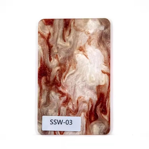 Laser cắt in vỏ đúc tấm Acrylic bền tấm nhựa cho tường trang trí nội thất - Product Image 1