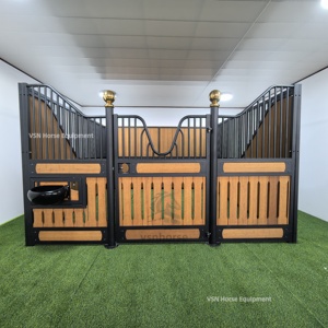 Écurie de <span class=keywords><strong>chevaux</strong></span> préfabriquée de style ferme britannique, portable, personnalisable, installation rapide, acier robuste, boîte à <span class=keywords><strong>chevaux</strong></span> modulaire, utilisation <span class=keywords><strong>en</strong></span> extérieur - Product Image 5