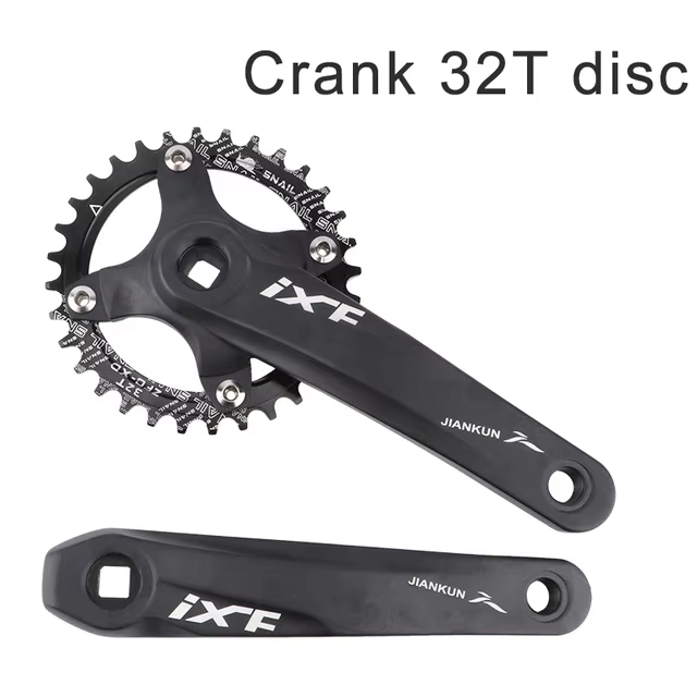 Manivelle+disque 32T Noir