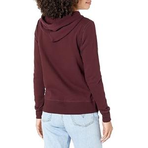 เสื้อฮู้ดและสเวตเตอร์แบบมีซิปสำหรับผู้หญิงเสื้อลำลองสีพื้นออกแบบได้ตามที่ต้องการ - Product Image 2