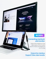 Cable de Extensión Tipo C 4K60Hz 100W PD Carga Rápida 20Gbps USB 3.2 Gen2 USB C Macho a USB C Hembra