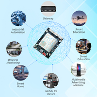 Módulo de Router Industrial 4G HAO-LINK Qualcomm QCA9531 300Mbps OpenWRT Linux VPN MQTT Doble Ethernet WiFi 2.4GHz Cámara IP