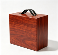 Boîte à lancer en bois pour jeu de lancer de rondelles - Légère et portable pour une utilisation en intérieur/extérieur