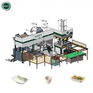 pulp molding machine for bamboo disposable tableware