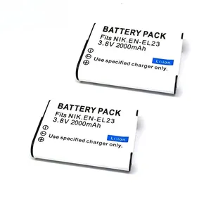 Pour <span class=keywords><strong>Nikon</strong></span> <span class=keywords><strong>COOLPIX</strong></span> B700 P900s P900 P600 P610s P610 S810c EL23 <span class=keywords><strong>batterie</strong></span> pour appareil photo numérique 3.8V 2000mAh <span class=keywords><strong>chargeur</strong></span> de <span class=keywords><strong>batterie</strong></span> USB inclus - Product Image 5