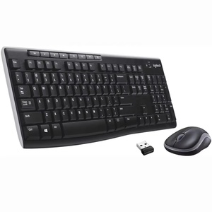 Clavier et souris sans fil Logitech MK270 pour jeux, ordinateur portable, tablette, commutateur, bureau, ergonomie russe personnalisée - Product Image 1