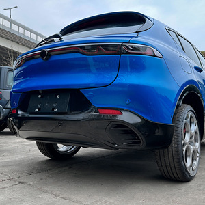 Alfa Romeo Tonale 2023 Rear Bumper Air Vent Decals Piano Black Carbon Fiber Texture Adhesive Car Stickers - Product Image 3