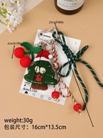 Breloque de sac de Noël, porte-clés en peluche adorable bonhomme en pain d'épices, porte-clés sapin de Noël, cadeaux de fêtes