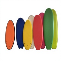 Planche de surf souple sans cire en EVA EPS unisexe avec ailerons - Option de logo personnalisé pour les sports nautiques