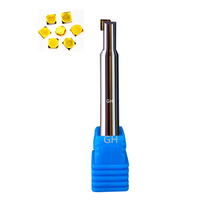 Monocristallino diamante smussatura fresatura strumenti Singolo Cristallo di Diamante MCD fresa per acrilico di alluminio di rame