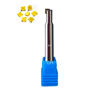 Monocrystalline Diamond ball R milling tools Single Crystal Diamond MCD End mill for acrylic aluminum copper