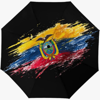 Paraguas Plegable Automático Personalizado con Temática Nacional, Compra al por Mayor en Ecuador, Económico y en Grandes Cantidades