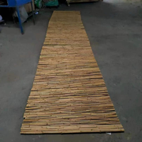 Panel de valla de bambú natural de fácil instalación, marco de madera tratado a presión para uso agrícola, producto de materias primas
